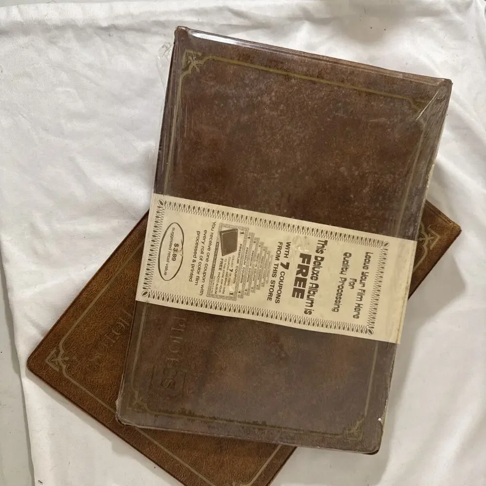 Lot Of 2 Vintage 20th Century Photo Album 13” x 9” x 1-1/2” - deluxe promotion